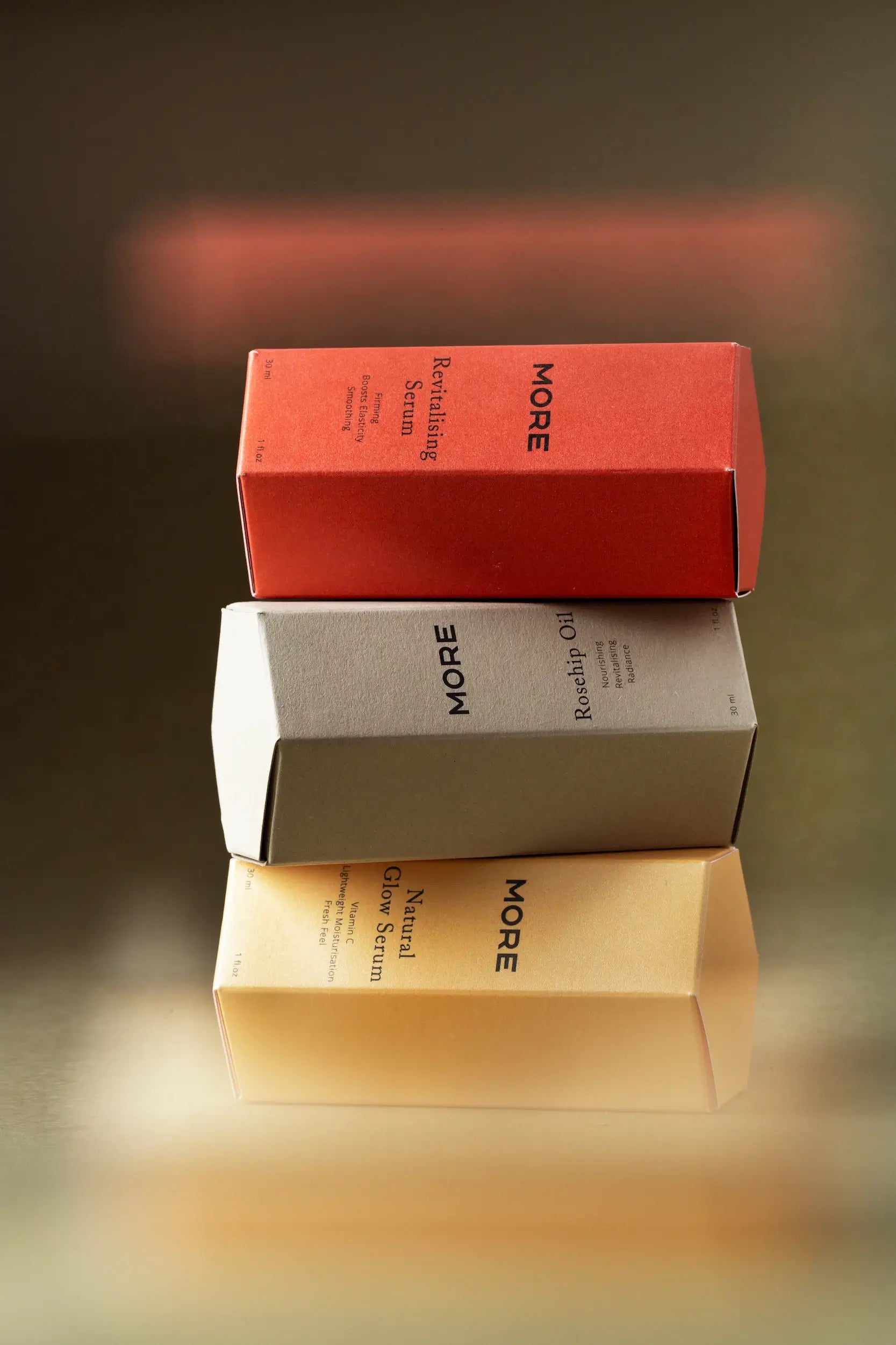 More Natural serum doosjes natural glow serum en revitalising serum
