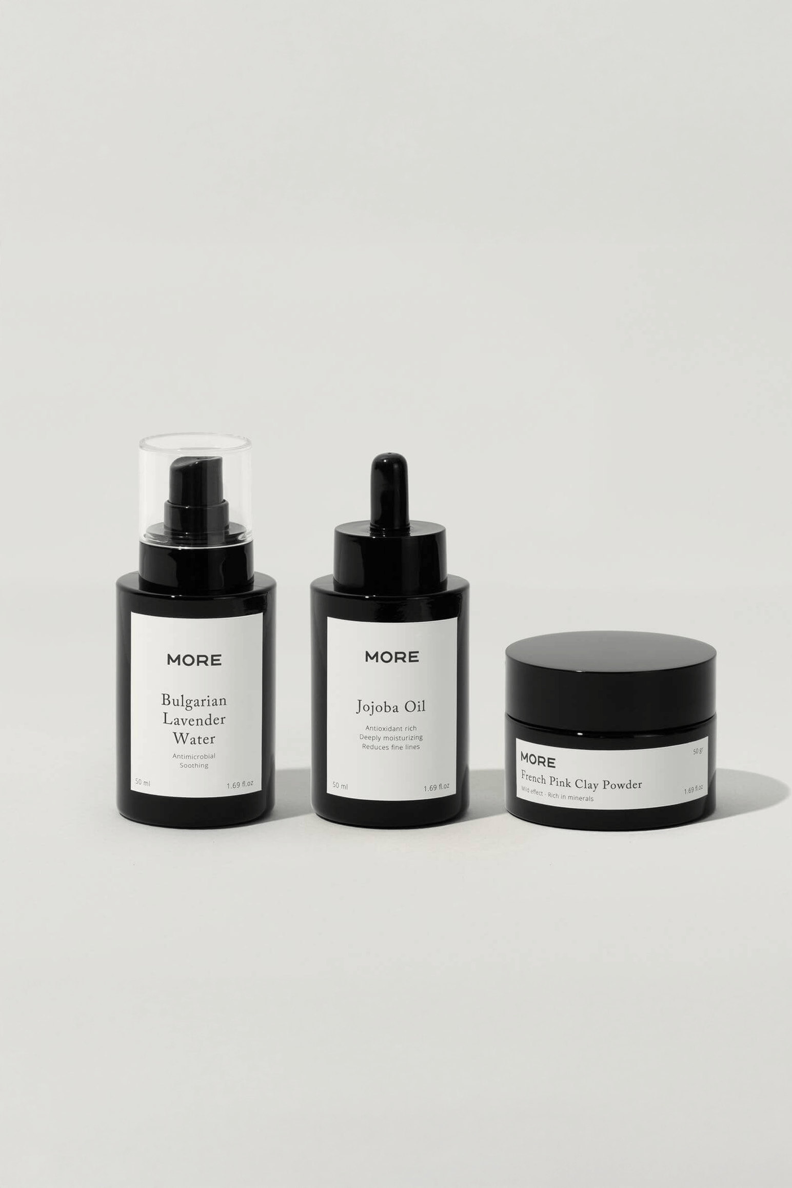 More Natural Lavendel water_Jojoba olie_Bentonite kleipoeder