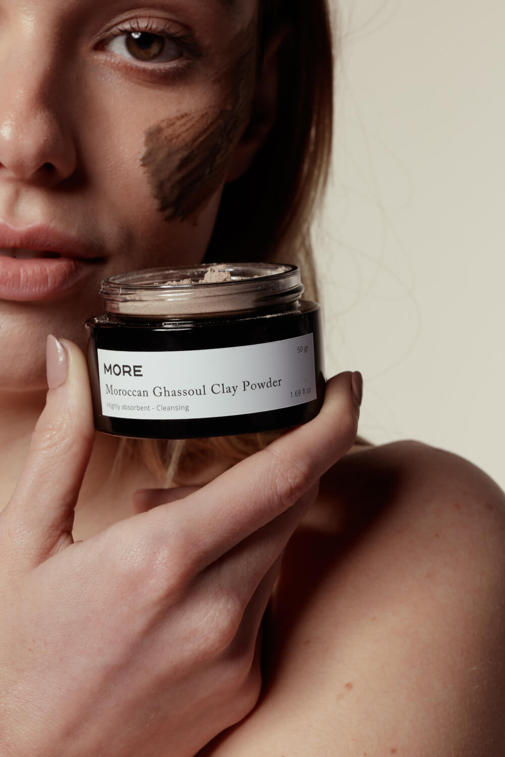 Marokkaanse Ghassoul Kleipoeder 50 GR Clay mask Clay powder