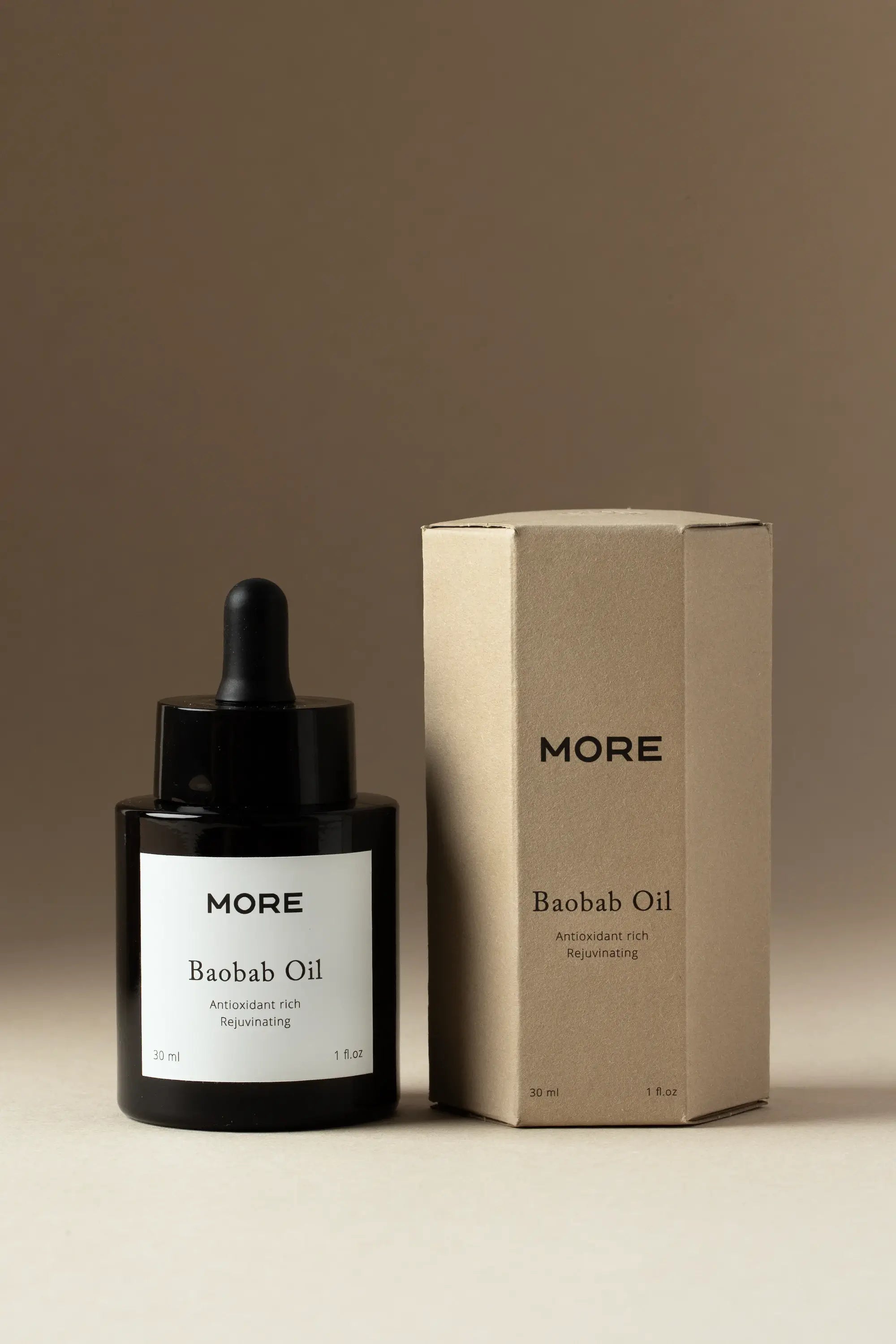 More Natural Baobab Oil 30 ml met verpakking