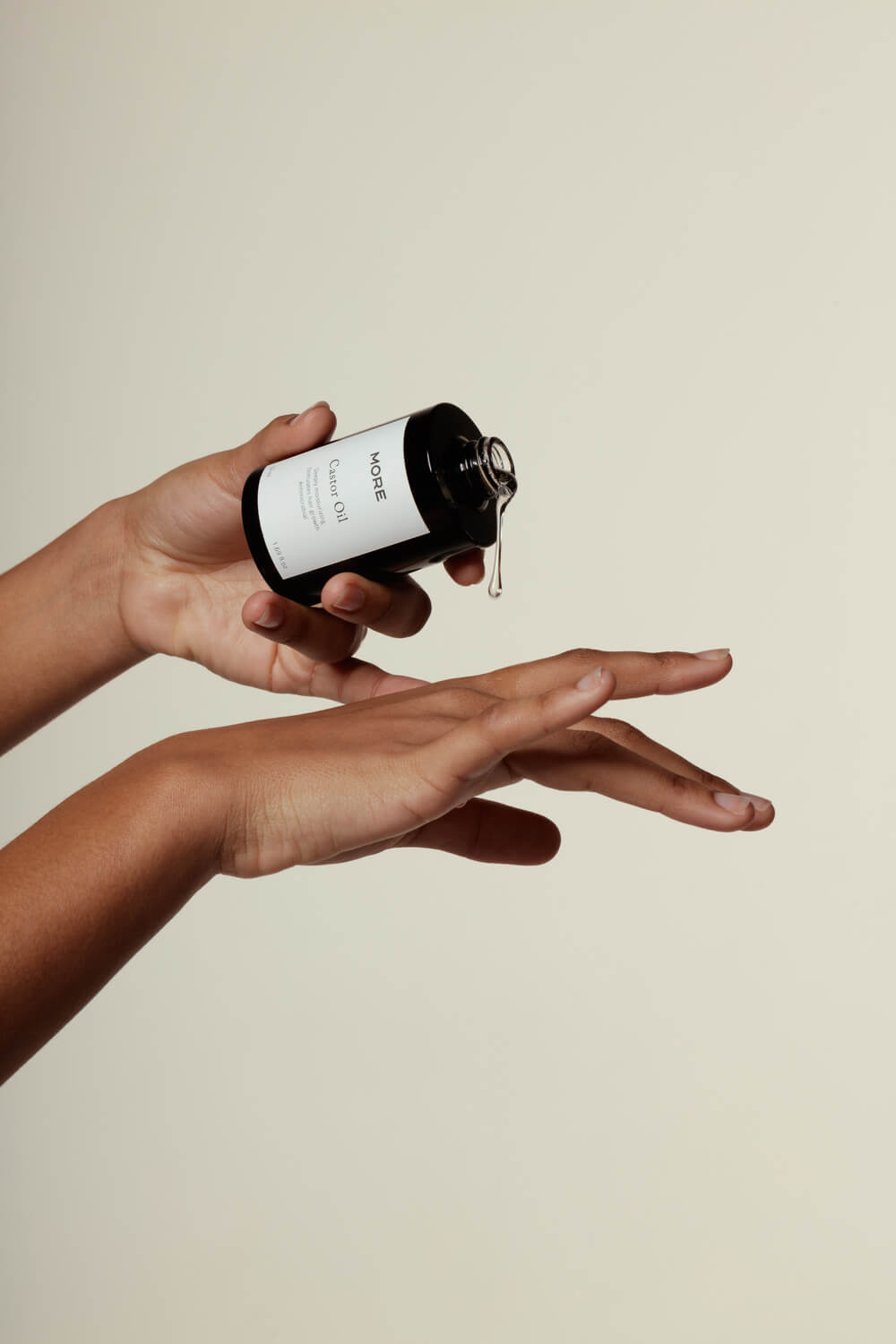 Biologische castor olie 50 ML hand 